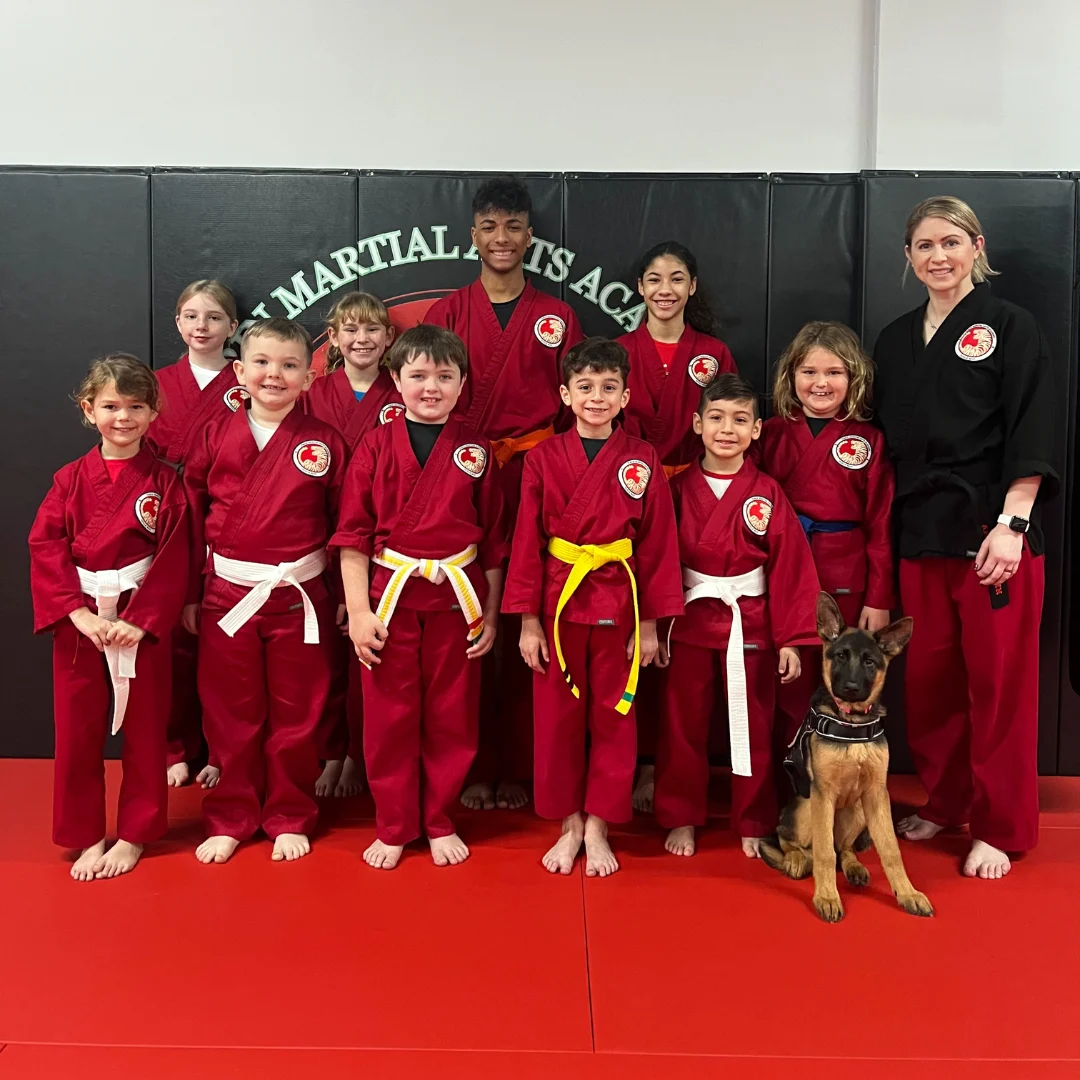 Torin Martial Arts kids class group photo
